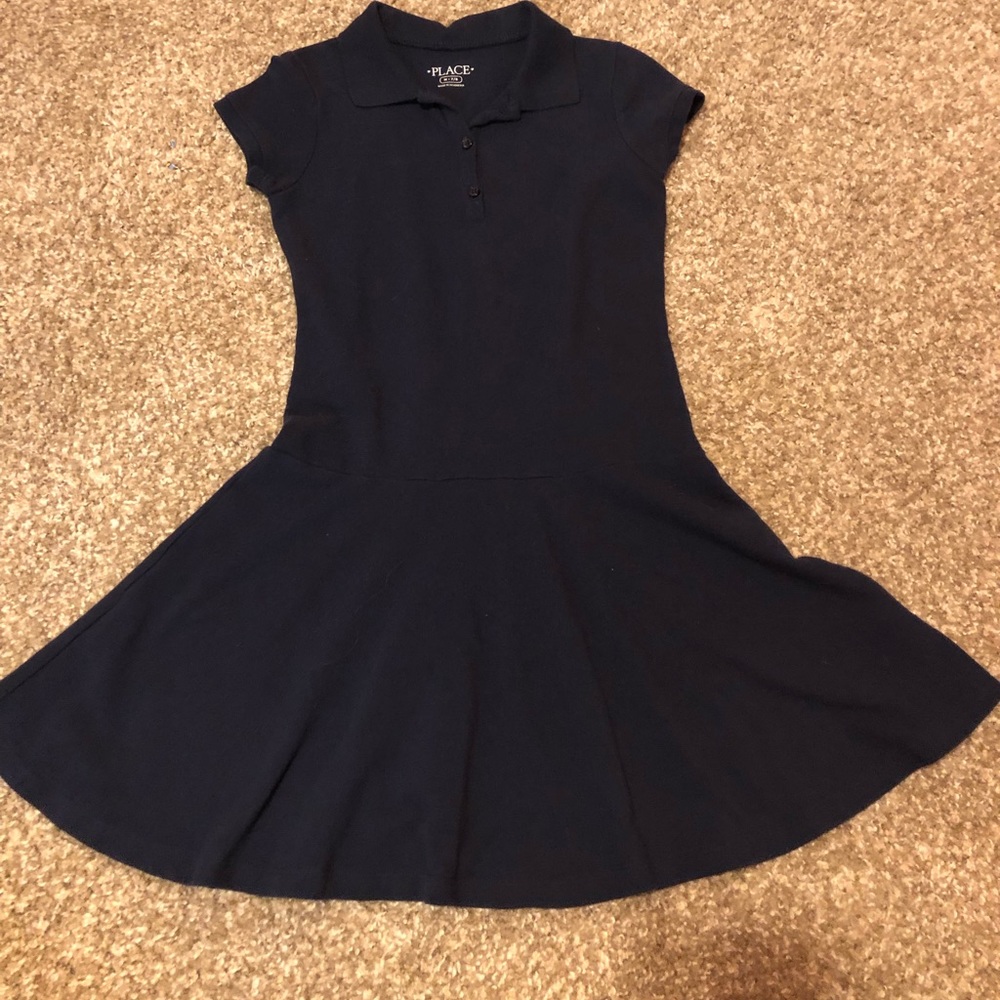 Girls polo uniform dress